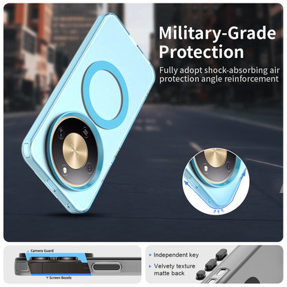 Custodia MagSafe per Honor Magic8 Lite, Techsuit, CandyCase, Blu