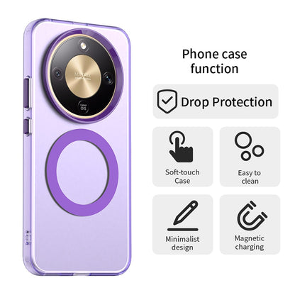 Custodia MagSafe per Honor Magic8 Lite, Techsuit, CandyCase, Viola