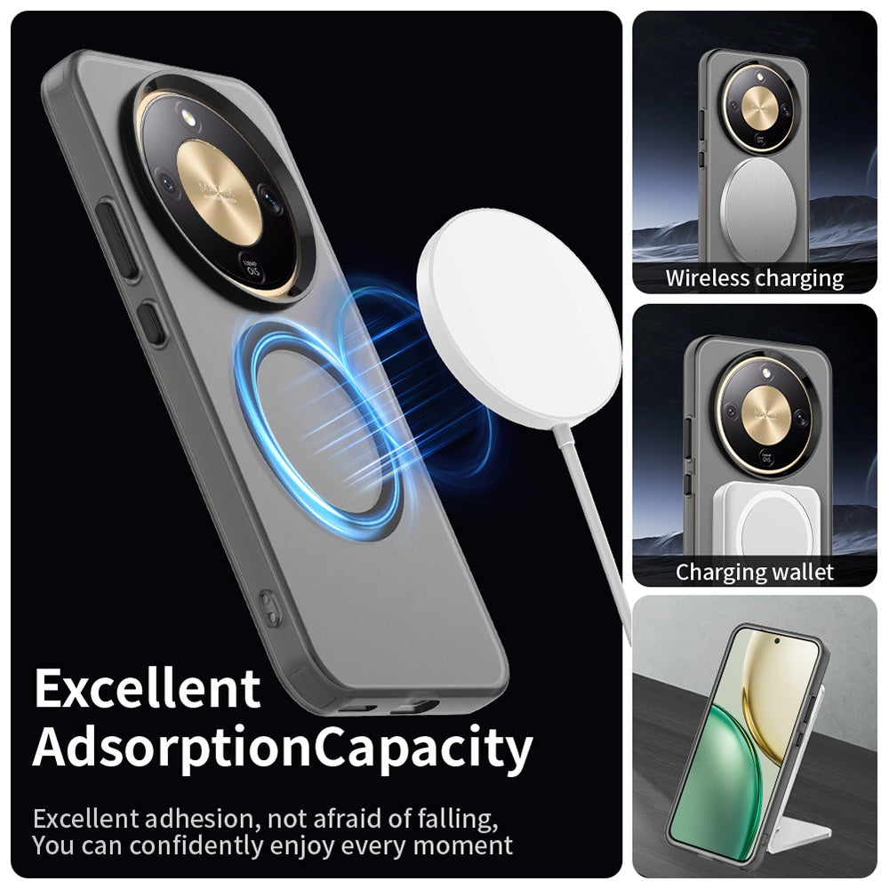 Custodia MagSafe per Honor Magic8 Lite, Techsuit, CandyCase, Nera