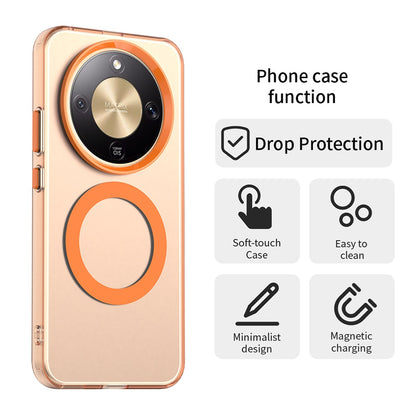 MagSafe Case for Honor Magic8 Lite, Techsuit, CandyCase, Orange