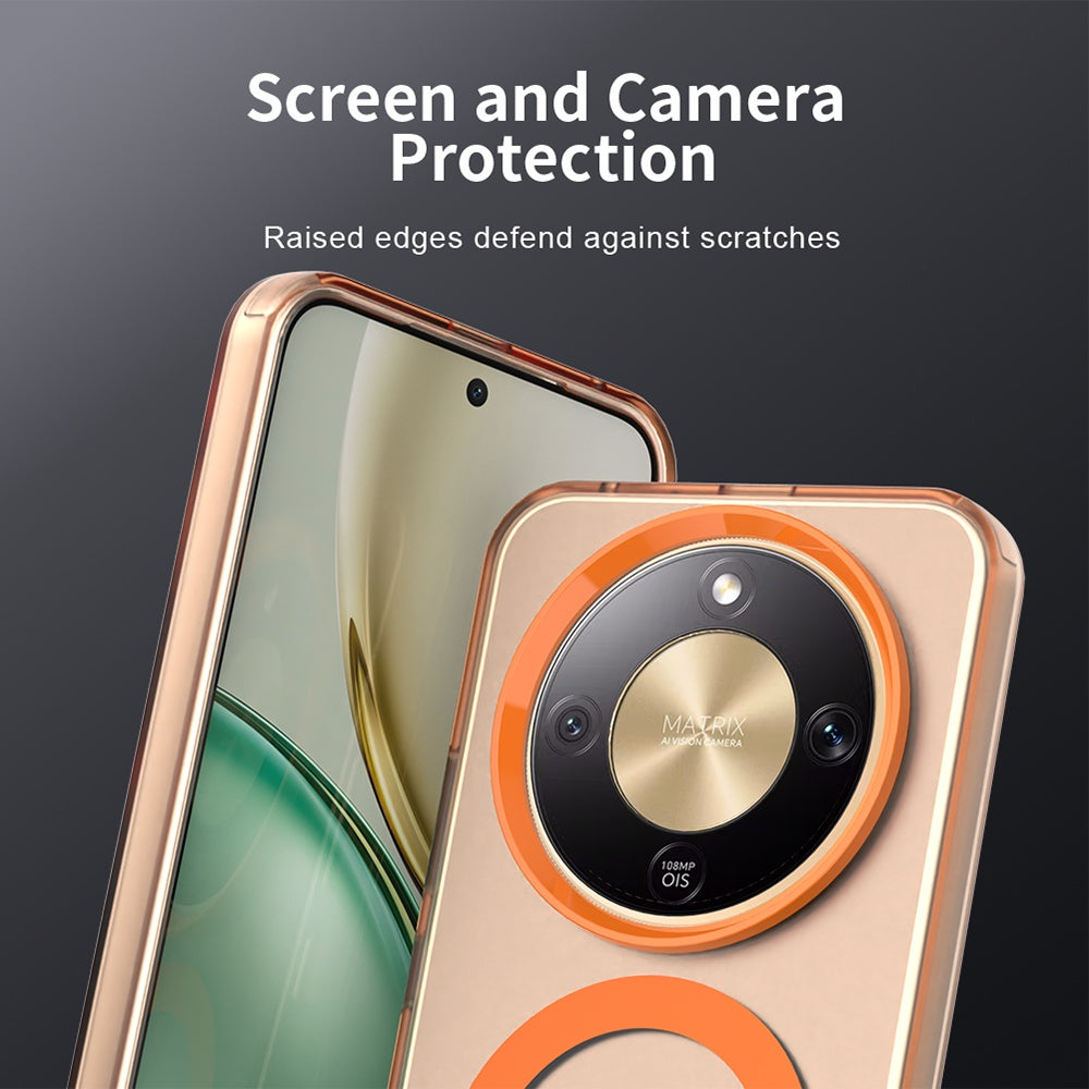 MagSafe Case for Honor Magic8 Lite, Techsuit, CandyCase, Orange