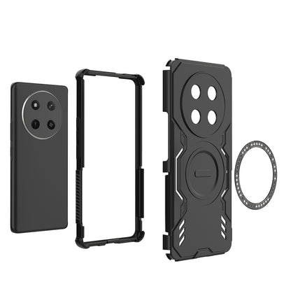 Custodia MagSafe per Honor X9c / Magic7 Lite, Techsuit, ArmorMag, Nera