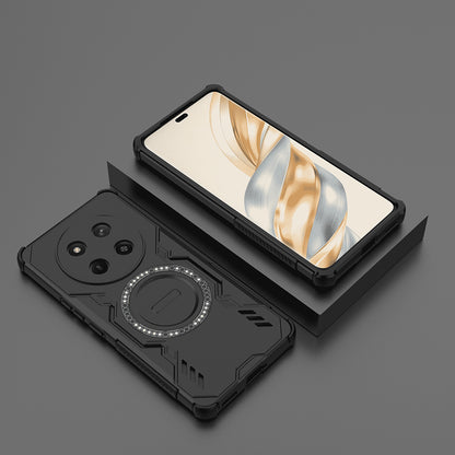 Custodia MagSafe per Honor X9c / Magic7 Lite, Techsuit, ArmorMag, Nera