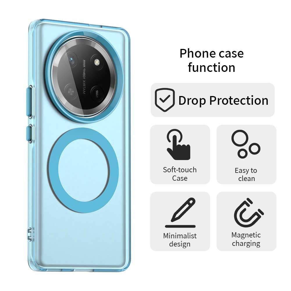 MagSafe Case for Honor X9c / Magic7 Lite, Techsuit, CandyCase, Blue