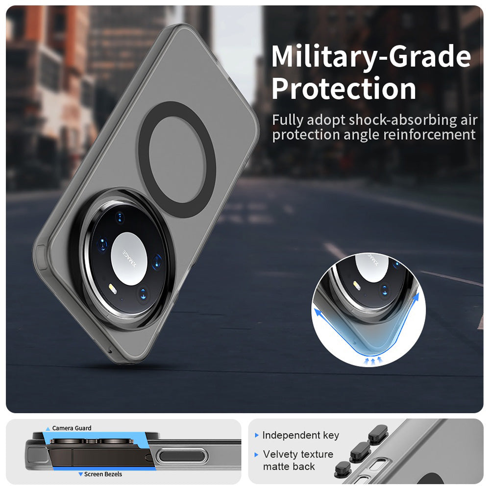 Custodia MagSafe per Huawei Mate 80 Pro, Techsuit, CandyCase, Nera