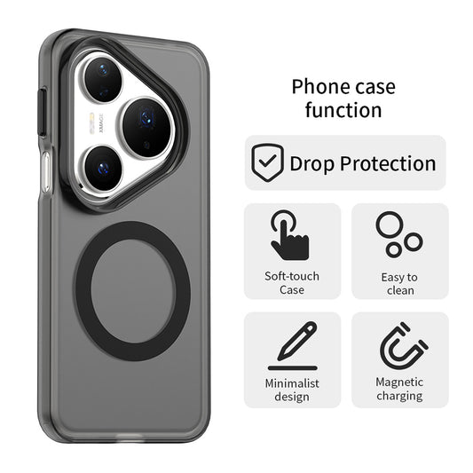 Custodia MagSafe per Huawei Pura 80 Pro, Techsuit, CandyCase, Nera
