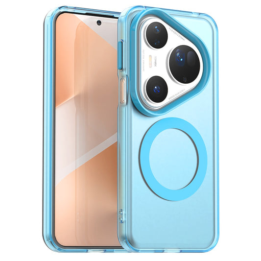 Custodia MagSafe per Huawei Pura 80 Ultra, Techsuit, CandyCase, Blu