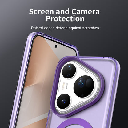 Custodia MagSafe per Huawei Pura 80 Ultra, Techsuit, CandyCase, Viola