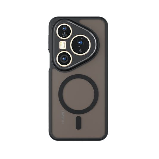 Custodia MagSafe per Huawei Pura 80 Ultra, Techsuit, PureFrost, Nero Satinato