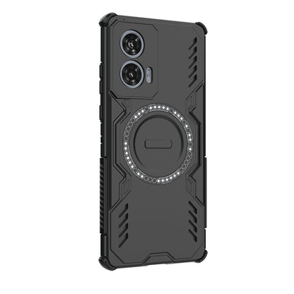 Custodia MagSafe per Motorola Edge 50 Fusion, Techsuit, ArmorMag, Nera