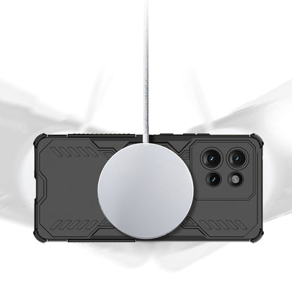 Custodia MagSafe per Motorola Edge 50 Fusion, Techsuit, ArmorMag, Nera