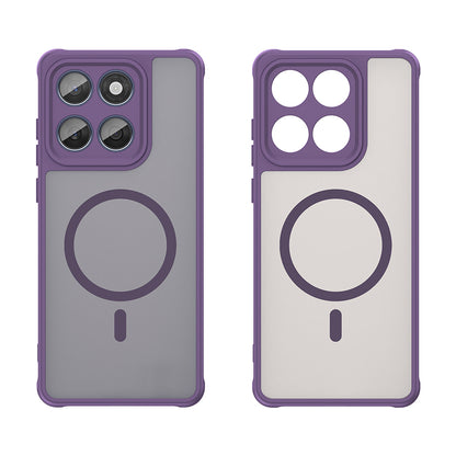Custodia MagSafe per Motorola Edge 60 Fusion / Edge 60, Techsuit, HaloFrost II, Viola
