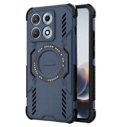 Custodia MagSafe per Motorola Edge 70 Max, Techsuit, ArmorMag, Blu