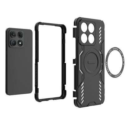 Custodia MagSafe per Motorola Edge 70 Max, Techsuit, ArmorMag, Nera