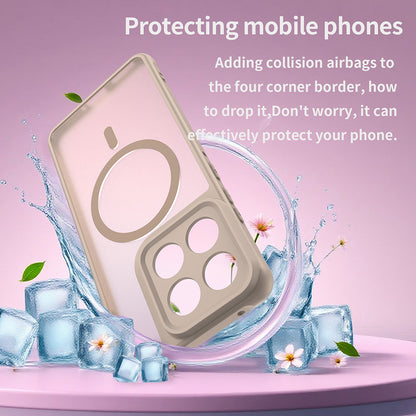 Custodia MagSafe per Motorola Edge 70, Techsuit, HaloFrost II, Dorata