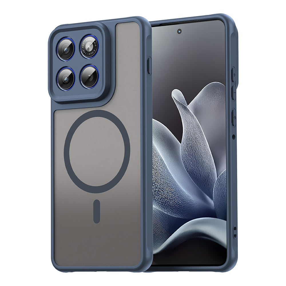 Custodia MagSafe per Motorola Edge 70, Techsuit, HaloFrost II, Blu Navy