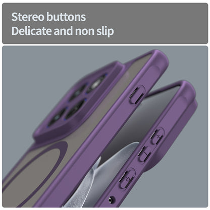 Custodia MagSafe per Motorola Edge 70, Techsuit, HaloFrost II, Viola