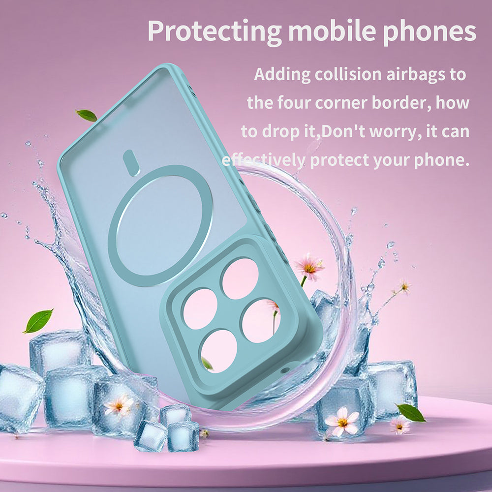 Custodia MagSafe per Motorola Edge 70, Techsuit, HaloFrost II, Verde Chiaro