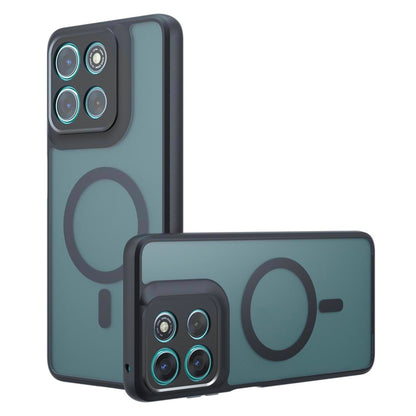 Custodia MagSafe per Motorola Moto G67 Power / G57 Power, Techsuit, PureFrost, Nera Satinata