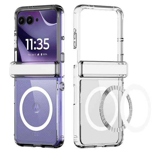 Custodia MagSafe per Motorola Razr 70 / Razr 60 / Razr 50, DUX DUCIS, Clin, Trasparente
