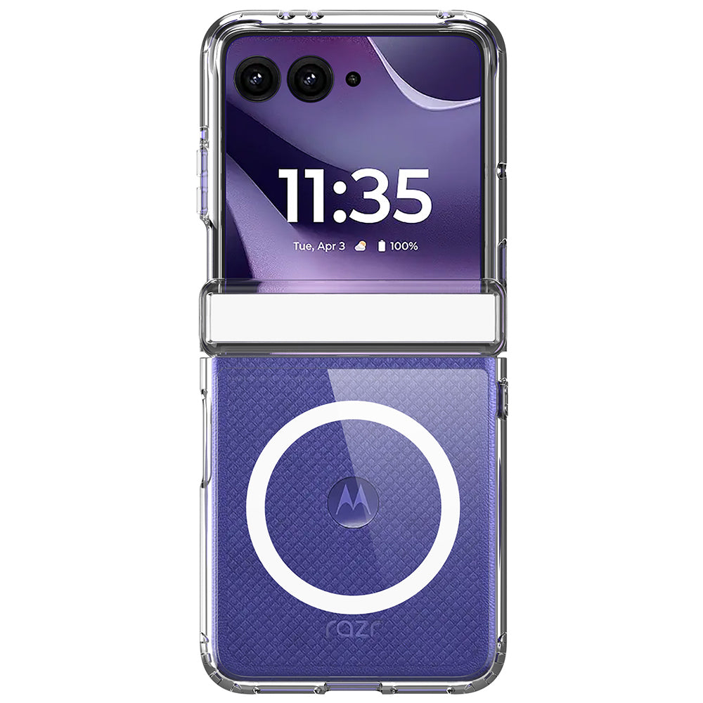 Custodia MagSafe per Motorola Razr 70 / Razr 60 / Razr 50, DUX DUCIS, Clin, Trasparente