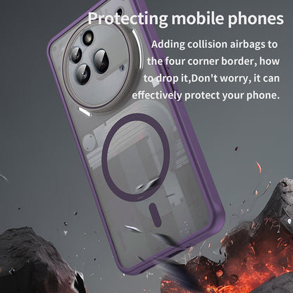 Custodia MagSafe per Nothing Phone (3a) Pro, Techsuit, HaloFrost II, Viola