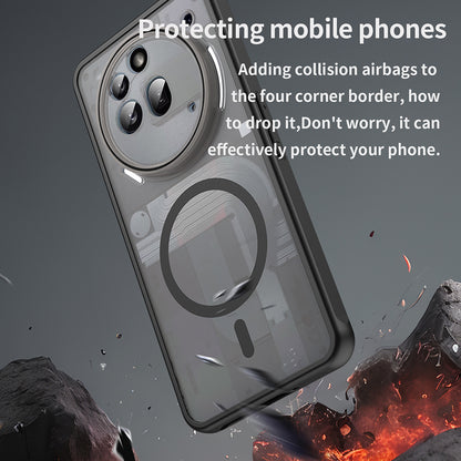 Custodia MagSafe per Nothing Phone (3a) Pro, Techsuit, HaloFrost II, Nera