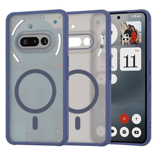 Custodia MagSafe per Nothing Phone (3a), Techsuit, HaloFrost, Blu Navy
