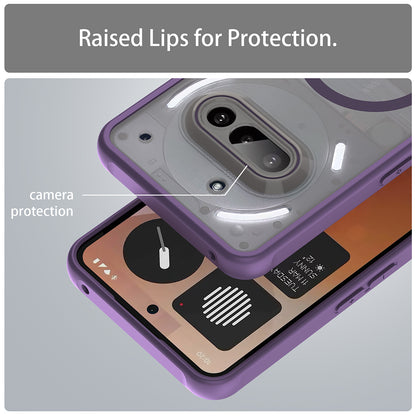 Custodia MagSafe per Nothing Phone (3a), Techsuit, HaloFrost II, Viola