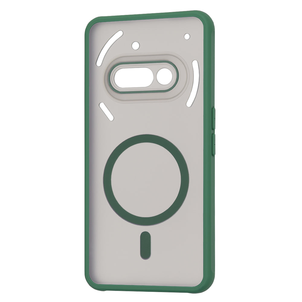 Custodia MagSafe per Nothing Phone (3a), Techsuit, HaloFrost, Verde