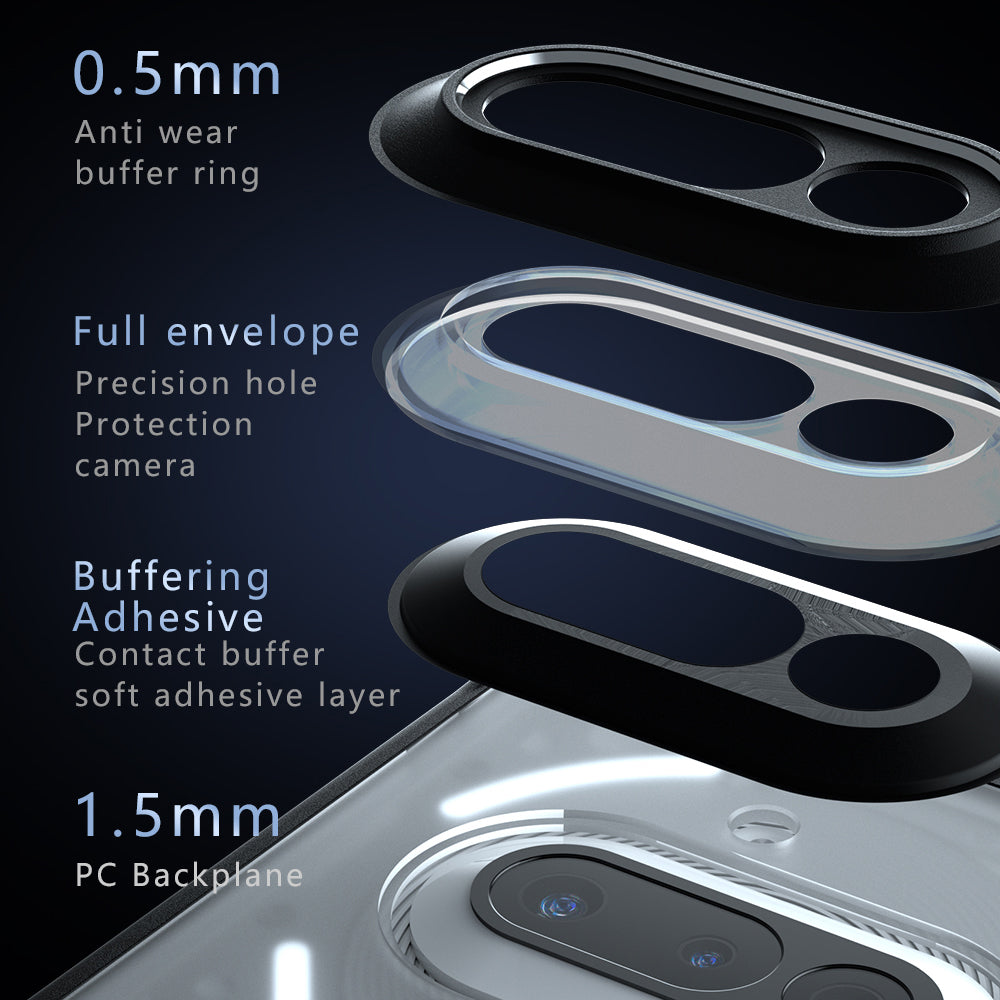 Custodia MagSafe per Nothing Phone (3a), Techsuit, PureFrost, Nera