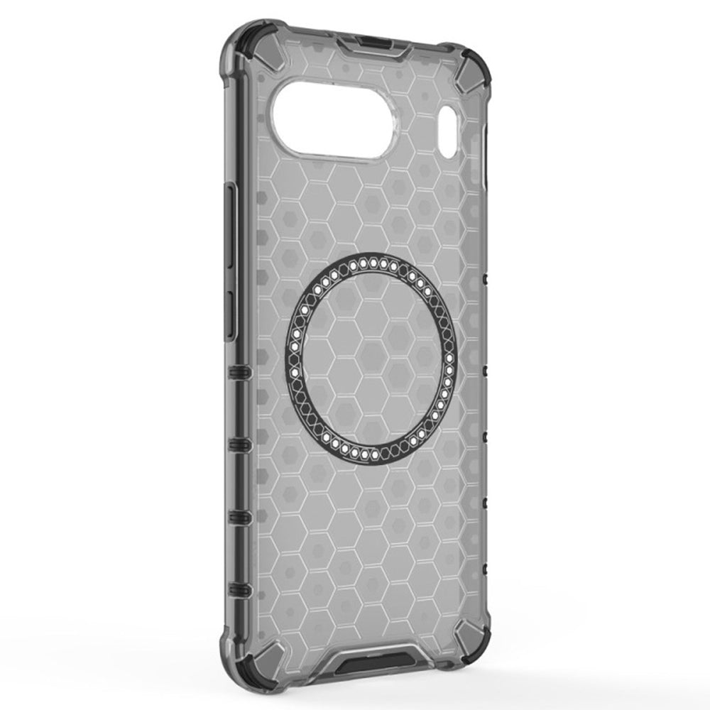 Custodia MagSafe per OnePlus Nord 4, Techsuit, HoneyComb Shield, Nera