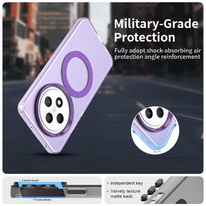 Custodia MagSafe per Oppo A3 4G / A3 5G, Techsuit, CandyCase, Viola