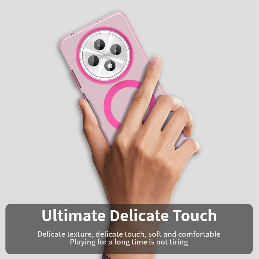 Custodia MagSafe per Oppo A3 4G / A3 5G, Techsuit, CandyCase, Rosa
