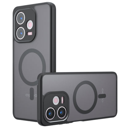 Custodia MagSafe per Oppo A5 Pro 4G / A5 Pro, Techsuit, PureFrost, Nera