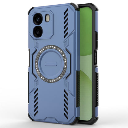 Custodia MagSafe per Oppo A6 4G, Techsuit, ArmorMag, Blu