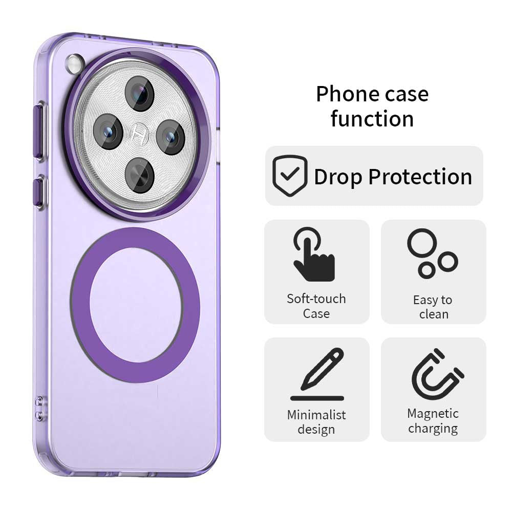 Custodia MagSafe per Oppo Find X8 Pro, Techsuit, CandyCase, Viola