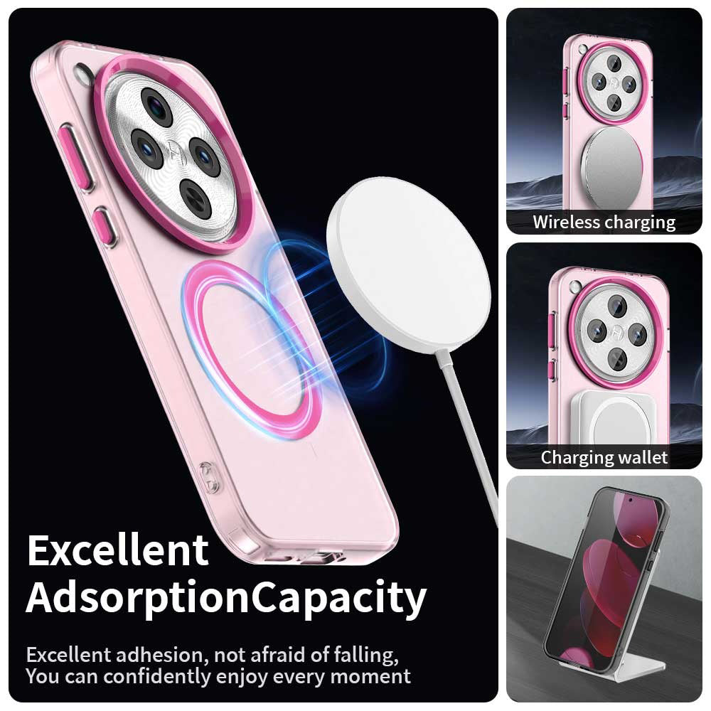Custodia MagSafe per Oppo Find X8 Pro, Techsuit, CandyCase, Rosa
