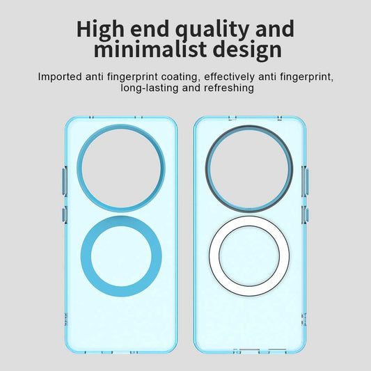 Custodia MagSafe per Oppo Reno12 FS 5G / Reno12 FS 4G / Reno12 F 4G / Reno12 F, Techsuit, CandyCase, Blu