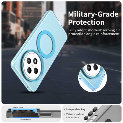 Custodia MagSafe per Oppo Reno12 FS 5G / Reno12 FS 4G / Reno12 F 4G / Reno12 F, Techsuit, CandyCase, Blu