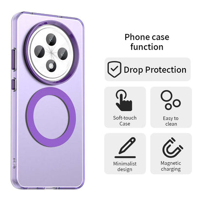 Custodia MagSafe per Oppo Reno12 FS 5G / Reno12 FS 4G / Reno12 F 4G / Reno12 F, Techsuit, CandyCase, Viola