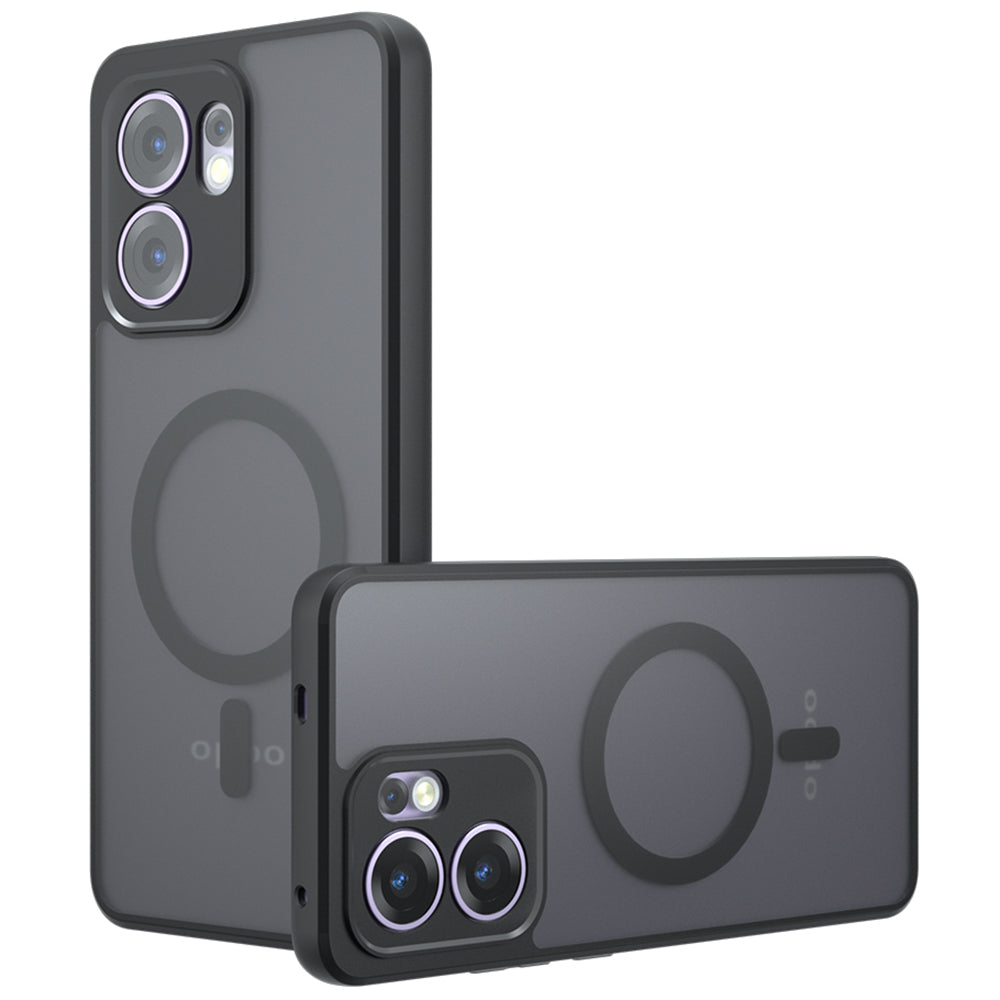 Custodia MagSafe per Oppo Reno13 FS 5G / Reno13 F 4G / Reno13 F, Techsuit, PureFrost, Nera