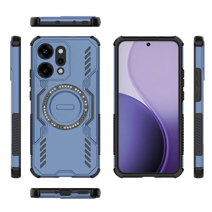 Custodia MagSafe per Oppo Reno14 Pro, Techsuit, ArmorMag, Blu