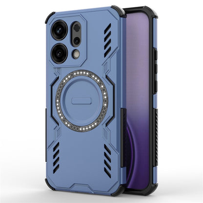 Custodia MagSafe per Oppo Reno14, Techsuit, ArmorMag, Blu