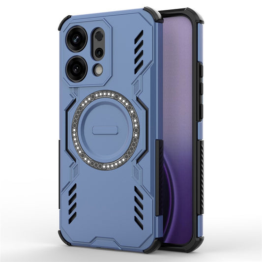 Custodia MagSafe per Oppo Reno14, Techsuit, ArmorMag, Blu