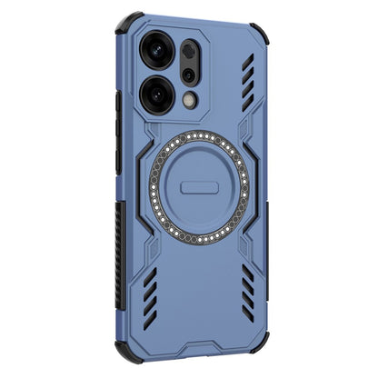 Custodia MagSafe per Oppo Reno14, Techsuit, ArmorMag, Blu