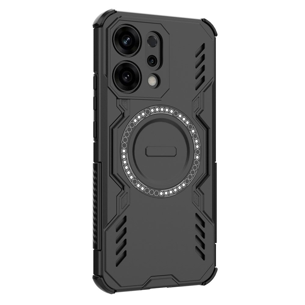 Custodia MagSafe per Oppo Reno14, Techsuit, ArmorMag, Nera