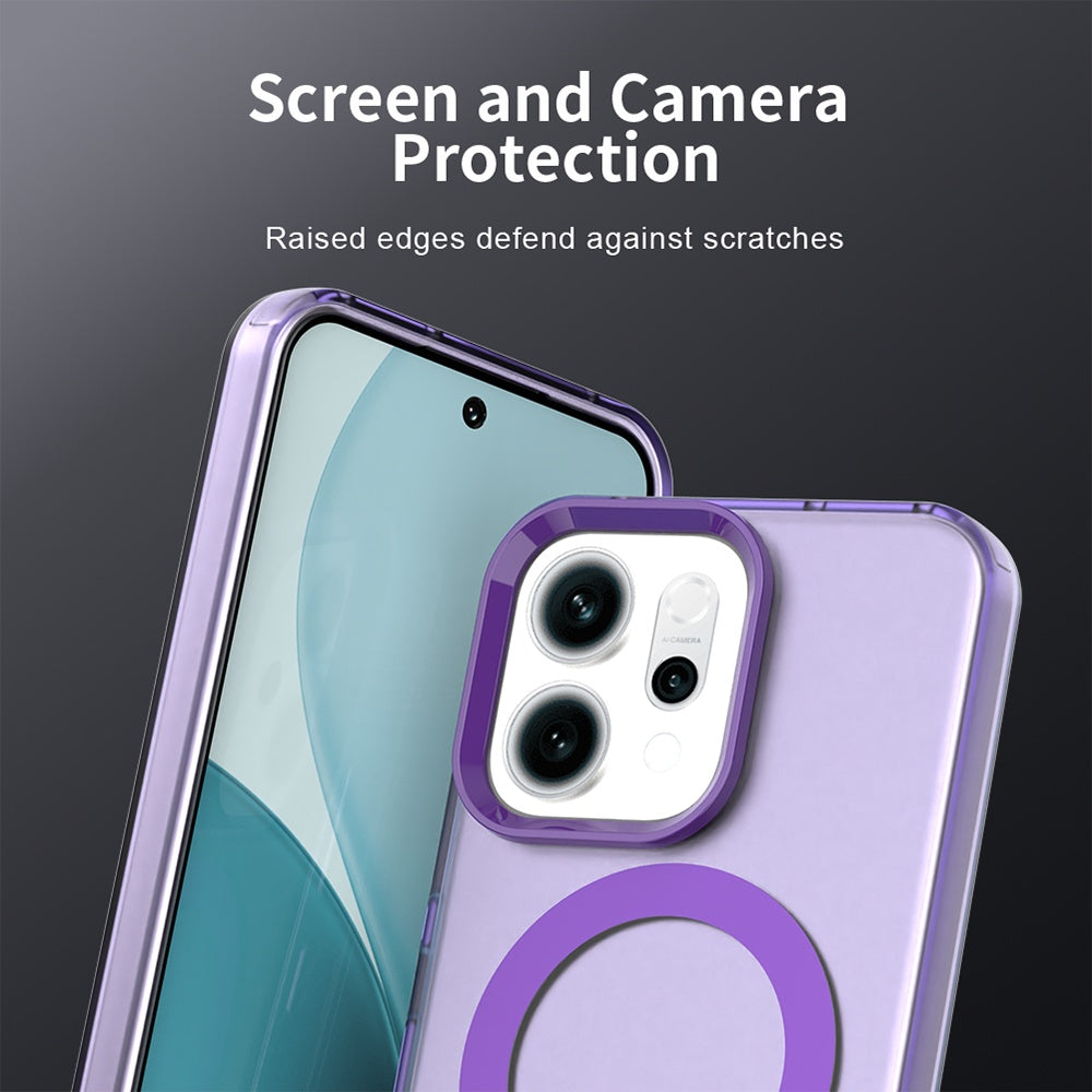 MagSafe Case for Oppo Reno14, Techsuit, CandyCase, Purple