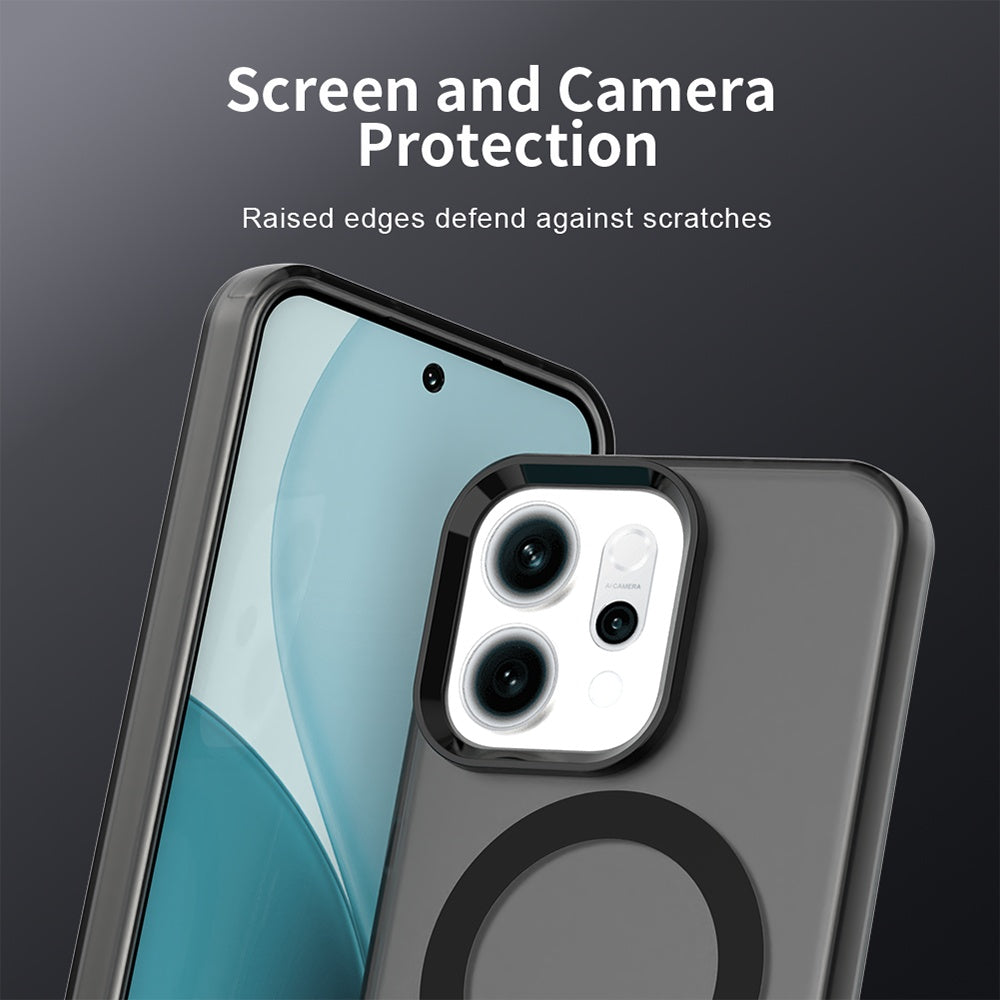 Custodia MagSafe per Oppo Reno14, Techsuit, CandyCase, Nera