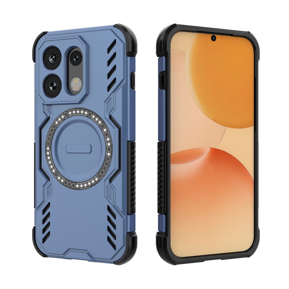 Custodia MagSafe per Oppo Reno16 / Reno16 Pro, Techsuit, ArmorMag, Blu